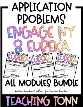 Engageny Eureka Math Application Problems Growing Bundle By Teachingtonn