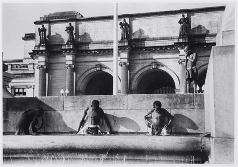 Swimming in fountain across from Union Station, Washington, D.C