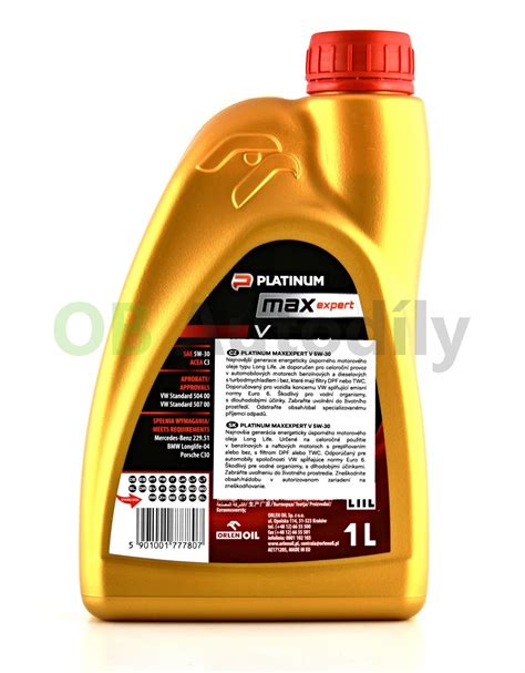 Olej W Orlen Oil Platinum Max Expert Litr N Hradn D Ly A