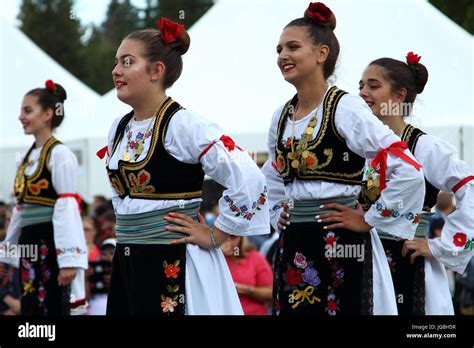 Serbian Folk Dance Ensemble Stock Photo - Alamy