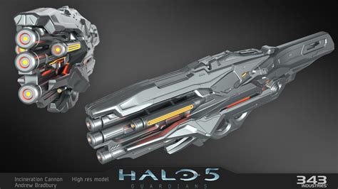 Andrew Bradbury Artstation Halo 5 Incineration Cannon