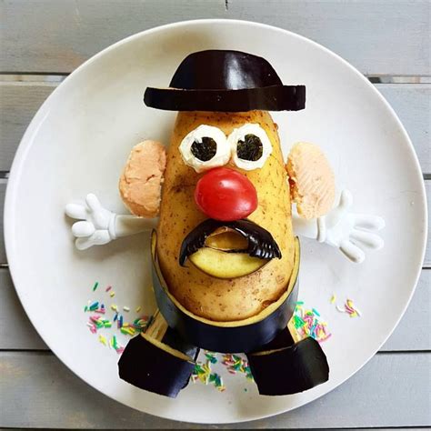 Mr Potato Head #mrpotatohead #toystory #foodart #funfood #funnyfood # ...