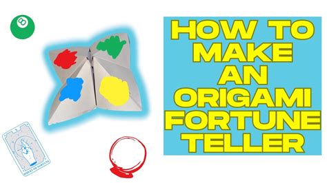 How To Make An Origami Fortune Teller Youtube