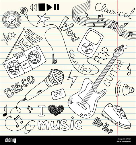 Music Vector Doodles Stock Vector Image & Art - Alamy