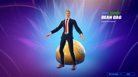 Bean Bag Fortnite Season 6 Emote Youtube