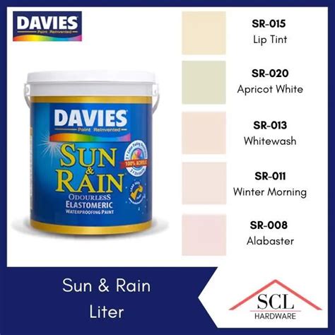 Davies Sun Rain Beige Pink Light Colors Liter Lazada Ph