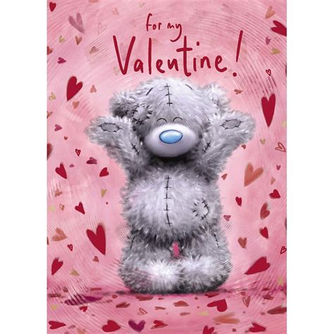 For My Valentine Me To You Bear Valentines Day Card Vss77004 Me To