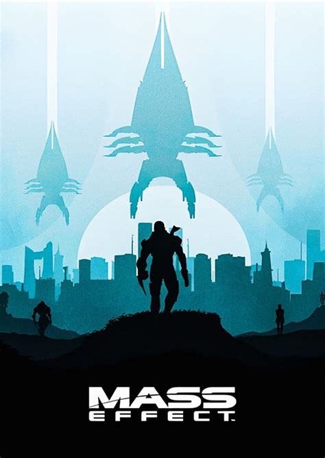 Mass Effect Minimalist Posters And Prints By Perry Erin Printler