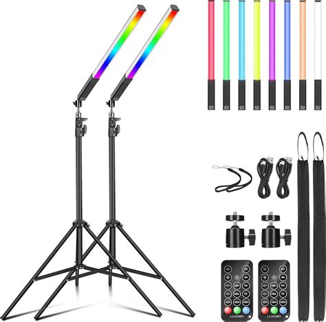 Amazon Uyled Pack Rgb Led Video Light Wand Stick Photography