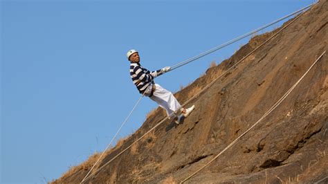 Experience Rappelling Adventure Sport at Della, Lonavla