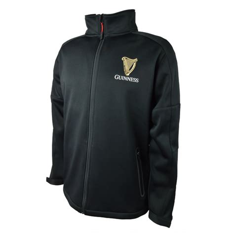 Guinness Harp Logo Waterproof Recycled Fabric Jacket