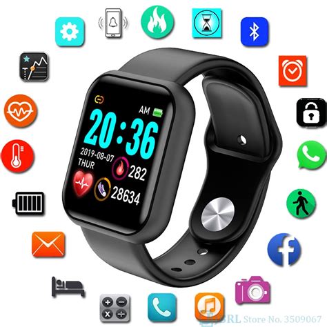 Smartwatch Y D Monitor De Frequ Ncia Card Aca Rastreador De Fitness