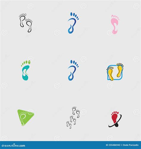 Foot Care Logo Design Concept Vector, Iconic Foot Logo Design Template