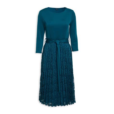 Blue Pleated Dress 3023823 Daniel Hechter