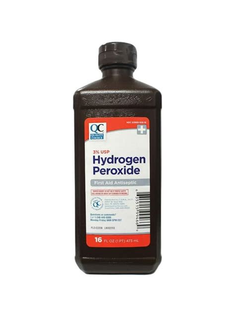 Hydrogen Peroxide In First Aid