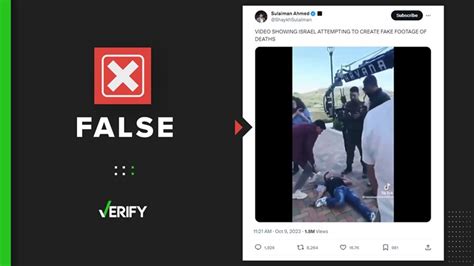 Post doesn’t show Israel making fake video of Hamas deaths | verifythis.com