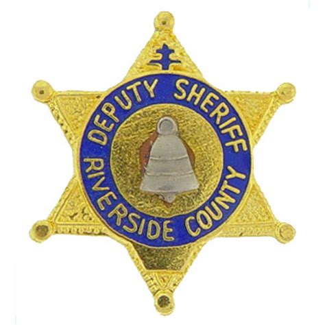 Riverside County Deputy Sheriff Badge Pin 1 - Etsy