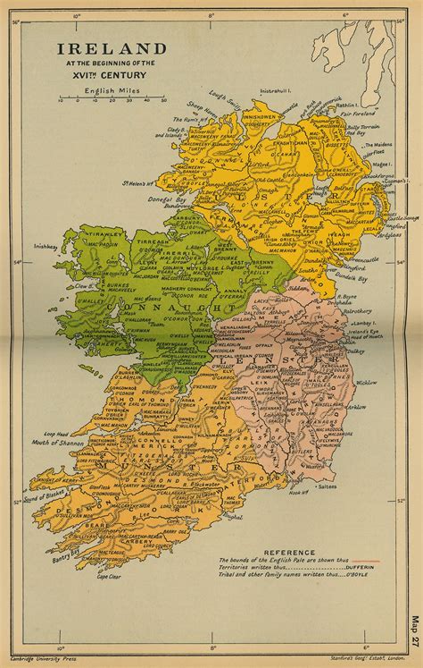 Historical Map Of Ireland - Jobie Lynelle