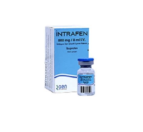 Intrafen 800 Mg ml 8 Ml Iv Infuzyonluk Cozelti Iceren 1 Flakon Fiyatı