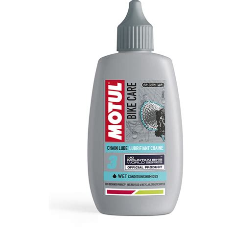 Lubrifiant chaîne Chain Lube Wet Bike Care 100 ml Motul moto dafy