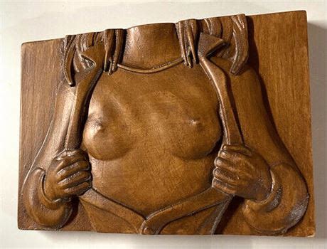 AdultStuffOnly Wood Carving Nude 5 X 7 X 1 25 Wall Bas Relief