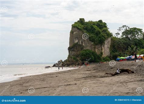 Beach in Tumaco. Colombian Pacific Coast. Editorial Image - Image of ...