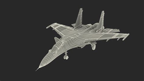 3d Model Sukhoi Su 33 Russian Navy Multirole Fighter Turbosquid 2003390