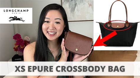 LONGCHAMP XS EPURE CROSSBODY BAG IN BROWN REVIEW WHAT FITS INSIDE