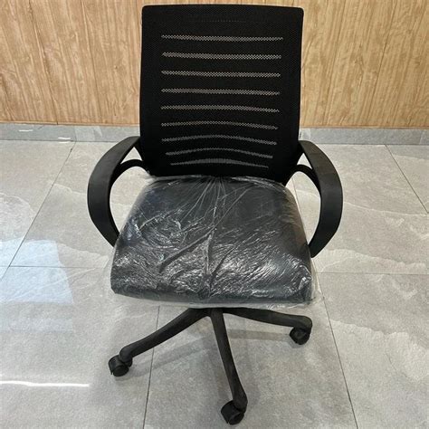 Mid Back Inch Black Revolving Office Chair At Rs In Ulhasnagar