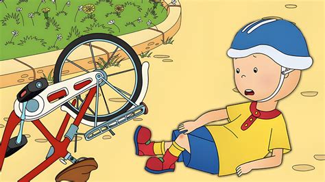 Caillou Learns To Ride A Bike Caillou Wildbrain Youtube