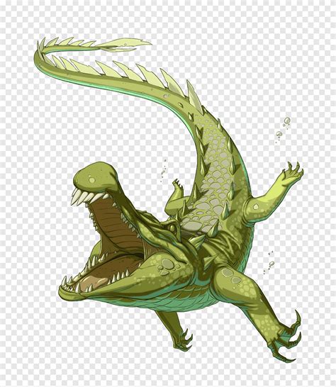 Crocodile Alligator Anime Manga, Alligator cartoon, dragon, manga png ...