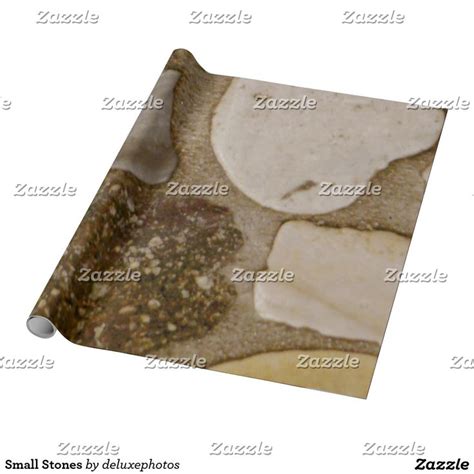 Small Stones Wrapping Paper Zazzle Stone Wrapping Wrapping Paper