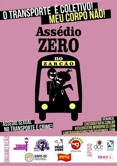 Campanha Assédio Zero No Zarção