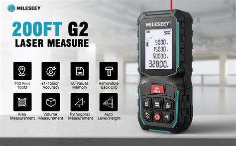 Amazon Mileseey G Ft Laser Measurement Tool With Inch