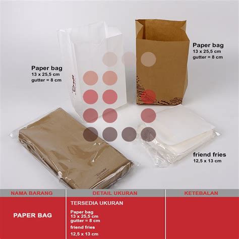 Jual Paper Bag Kantong Kertas Isi Pcs Shopee Indonesia