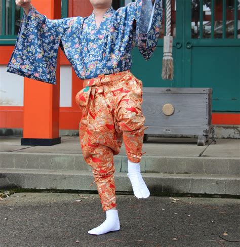 たっつけ袴 金襴仕立 はんてん・祭礼衣装・祭用品