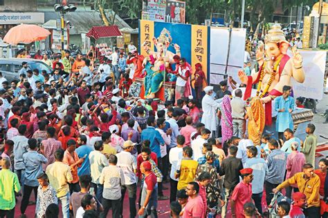 Jalgaon Ganeshotsav 2022 गणपती मिरवणुक पाहा Photos Latest Marathi