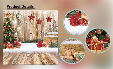 Amazon Dudaacvt X Ft Vintage Wooden Floor Backdrop Christmas