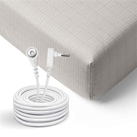 GroundLuxe Organic Fitted Grounding Sheet For King Size Bed Nasafes