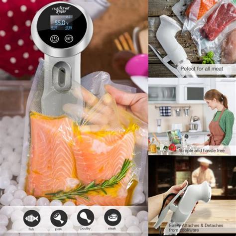 NutriChef PK007 Kitchen Cooking Sous Vide Immersion Cookers