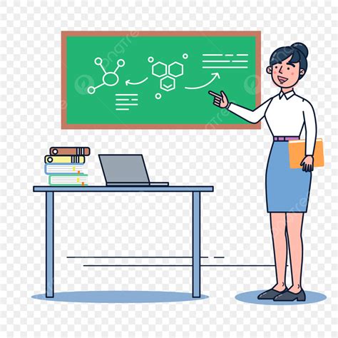 Female And Male Teacher Standing Teach Math By School Chalkboard