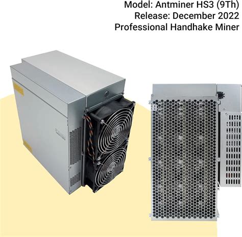 Buy New Antminer HS3 9Th S 2070W HNS Miner Online At Lowest Price In