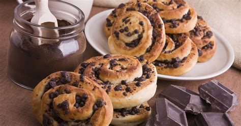 Recette Brioches escargots aux pépites de chocolat