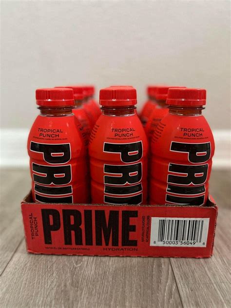 Prime Hydration Drink By Logan Paul X Ksi Tropical Punch 12pk New 4554483077