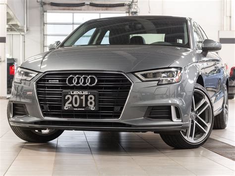 Pre Owned 2018 Audi A3 2 0T Technik 4 Door Sedan In Kelowna V2085