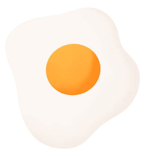 Cartoon Cooked Egg