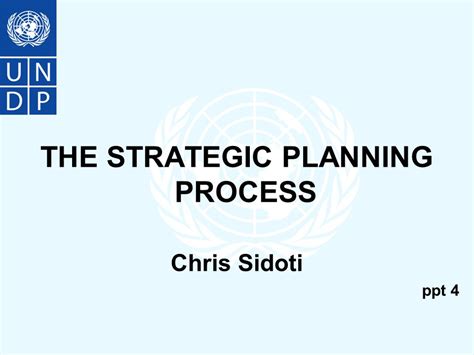 Strategic Planning Process Powerpoint Presentation