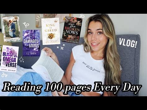 I Tried Reading Pages Every Day For A Week Romance Vlog Youtube