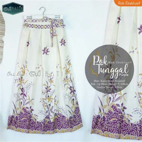 Jual Premium Rok Batik Panjang Dewasa Rok Klok Katun Halus Shopee