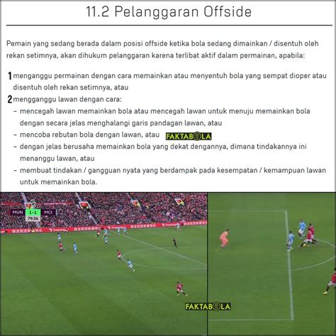 Fakta Bola On Twitter Berdasar Peraturan Pelanggaran Offside Bisa